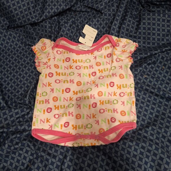 oink onesie 6-9 months - Picture 1 of 8